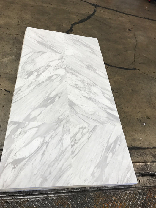 Volakas Marble Tile - 24" x 24" Polished