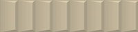 Full Tile Sample - Rondine Volume Ivory Ladder Porcelain Tile - 2 1/3" x 10" x 9.5 MM Matte