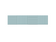 Full Tile Sample - Rondine Volume Light Blue Bamboo Porcelain Tile - 2 1/3" x 10" x 9.5 MM Matte