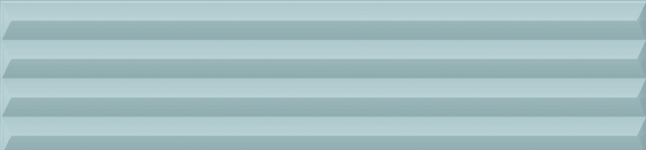 Full Tile Sample - Rondine Volume Light Blue Pyramid Porcelain Tile - 2 1/3" x 10" x 9.5 MM Matte
