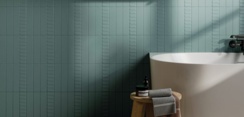 Rondine Volume Porcelain Ocean Tile Matte 3