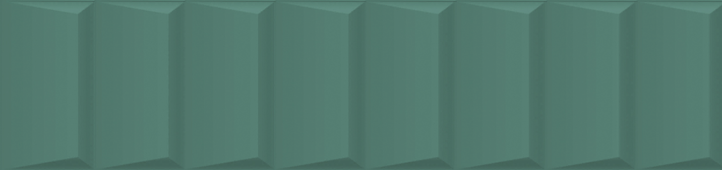 Full Tile Sample - Rondine Volume Ocean Ladder Porcelain Tile - 2 1/3" x 10" x 9.5 MM Matte