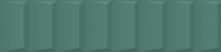 Full Tile Sample - Rondine Volume Ocean Ladder Porcelain Tile - 2 1/3" x 10" x 9.5 MM Matte