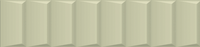 Full Tile Sample - Rondine Volume Sage Ladder Porcelain Tile - 2 1/3" x 10" x 9.5 MM Matte
