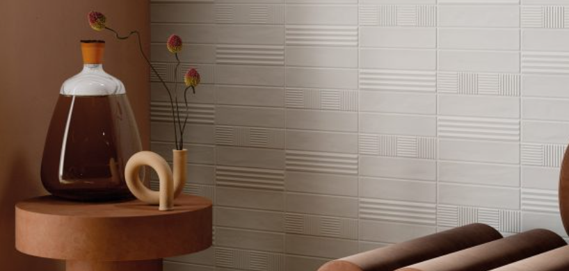 Rondine Volume Porcelain White Bamboo Tile Matte 2