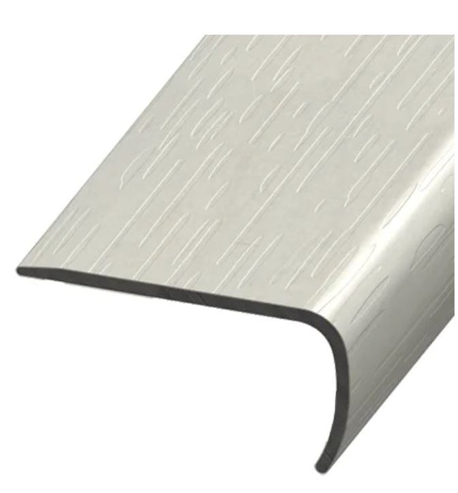 Voyaguer Vinyl Pearl Pearl Versa Edge Extra Tall Stair Nose Urethane 1