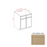 Slim Shaker Style Wood White Oak Vanity Drawer Base White Oak 1