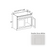 Double Shaker Style Wood Dove White Vanity Drawer Base Dove White 1