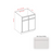 Slim Shaker Style Wood Dove White Vanity Drawer Base Dove White 1