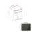 Slim Shaker Style Wood Aston Green Vanity Drawer Base Aston Green 1