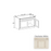 Classic Style Wood Charleston White Vanity Drawer Base Charleston White 1