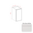 Slim Shaker Style Wood Dove White Wall Cabinet Dove White 1