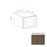 Slim Shaker Style Wood Amber Oak Wall Cabinet Slim Amber Oak 1