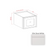 Slim Shaker Style Wood Dove White Wall Cabinet Dove White 1