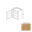 Charm Wood Treasure Chest Wall Cabinet Treasure Chest 1