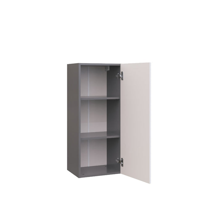 Wallkitchens Wood White Glossy Wall Cabinet White Glossy 2