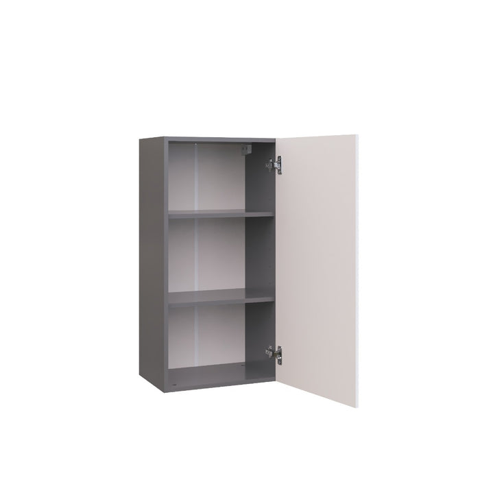Wallkitchens Wood White Glossy Wall Cabinet White Glossy 2