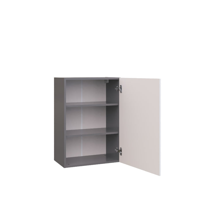 Wallkitchens Wood White Glossy Wall Cabinet White Glossy 2