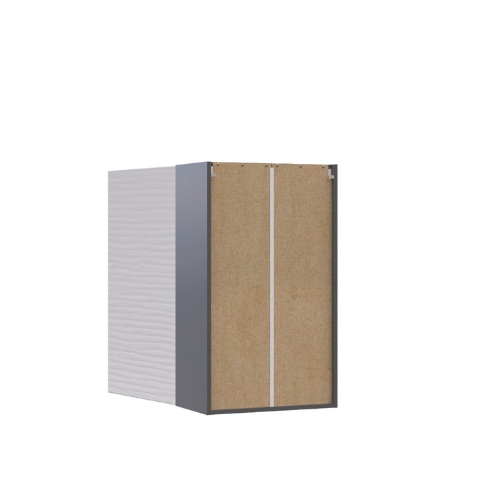 Wallkitchens Wood White Glossy Wall Cabinet White Glossy 3