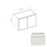 Slim Shaker Style Wood Dove White Wall Cabinet Dove White 1