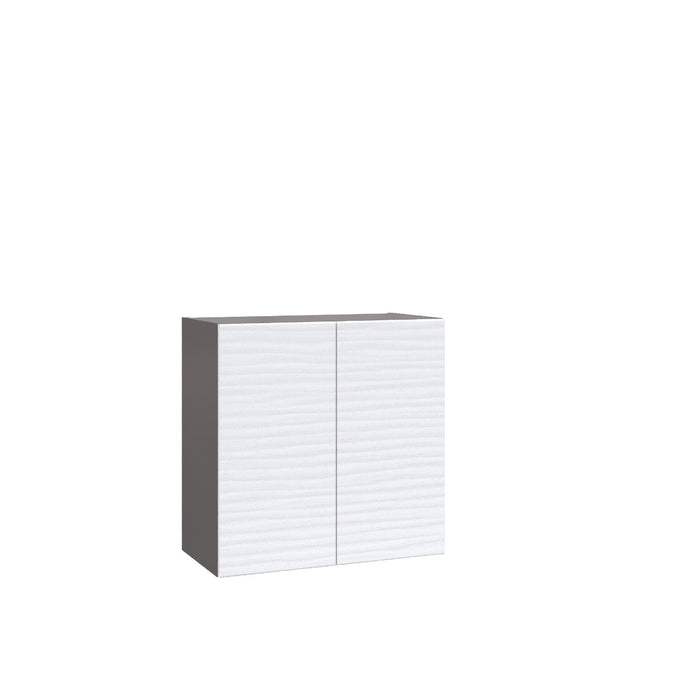 Wallkitchens Wood White Glossy Wall Cabinet White Glossy 2