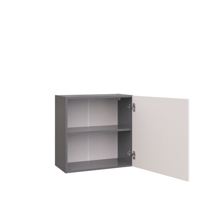 Wallkitchens Wood White Glossy Wall Cabinet White Glossy 2