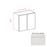 Slim Shaker Style Wood Dove White Wall Cabinet Dove White 1