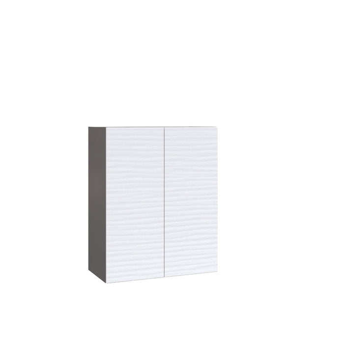 Wallkitchens Wood White Glossy Wall Cabinet White Glossy 1