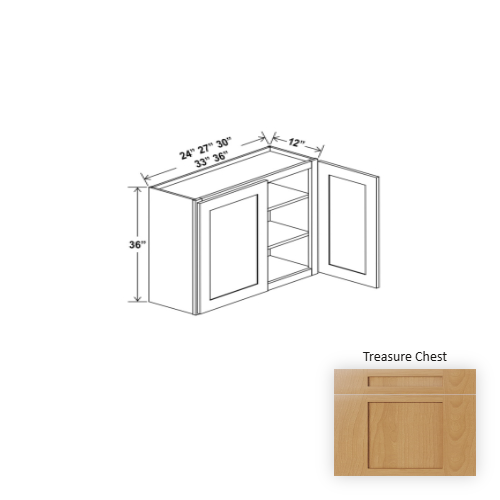 Charm Wood Treasure Chest Wall Cabinet Treasure Chest 1