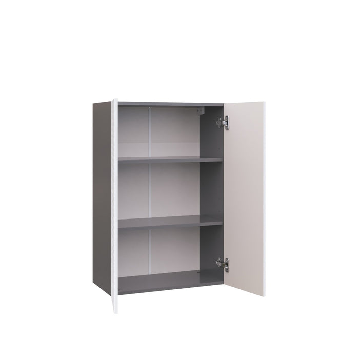 Wallkitchens Wood White Glossy Wall Cabinet White Glossy 2