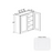 Essential Wood Shaker White Wall Cabinet Shaker White 1
