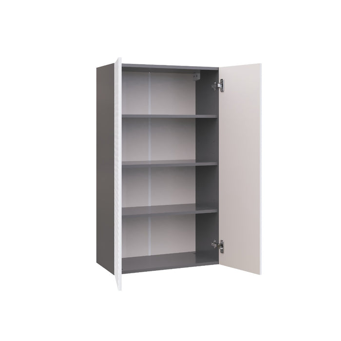 Wallkitchens Wood White Glossy Wall Cabinet White Glossy 2