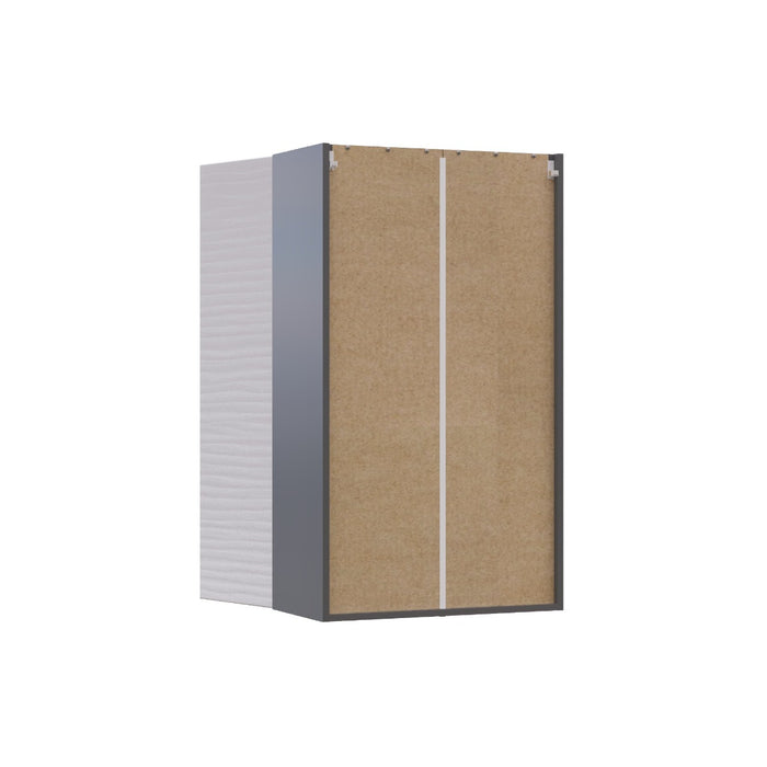 Wallkitchens Wood White Glossy Wall Cabinet White Glossy 3