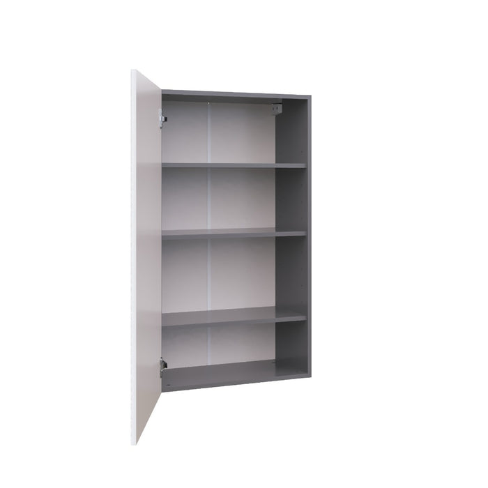 Wallkitchens Wood White Glossy Wall Cabinet White Glossy 2