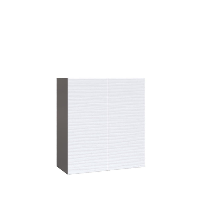 Wallkitchens Wood White Glossy Wall Cabinet White Glossy 1
