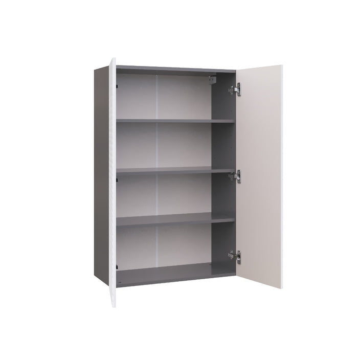 Wallkitchens Wood White Glossy Wall Cabinet White Glossy 2