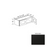 Frameless European Style Wood Matte Black Wall Cabinet Matte Black 1
