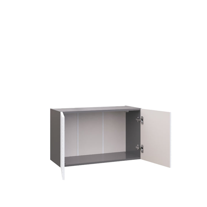 Wallkitchens Wood White Glossy Wall Cabinet White Glossy 2