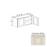 Classic Style Wood Charleston White Wall Cabinet Charleston White 1