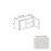 Double Shaker Style Wood Dove White Wall Cabinet Dove White 1