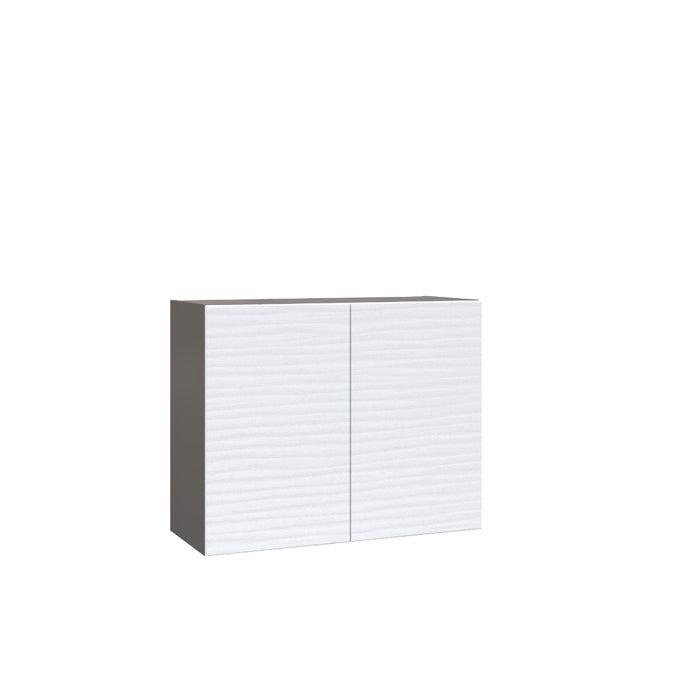 Wallkitchens Wood White Glossy Wall Cabinet White Glossy 1