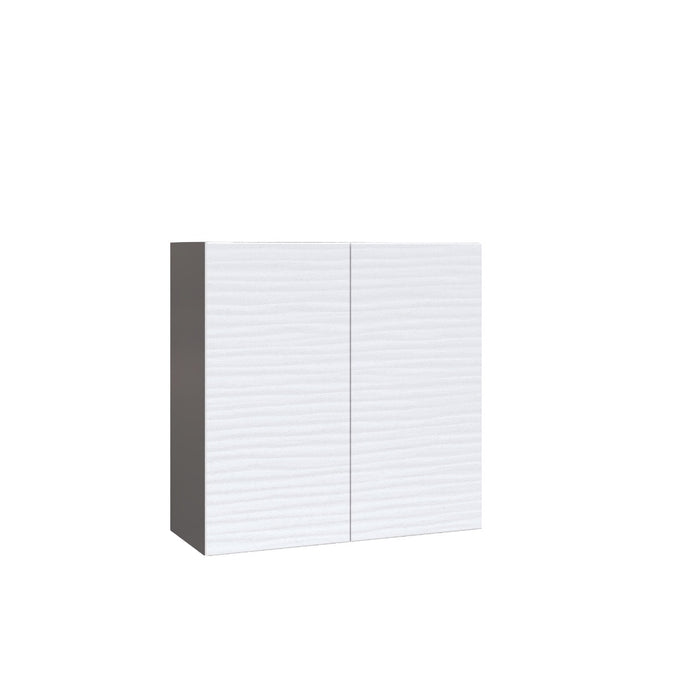 Wallkitchens Wood White Glossy Wall Cabinet White Glossy 1