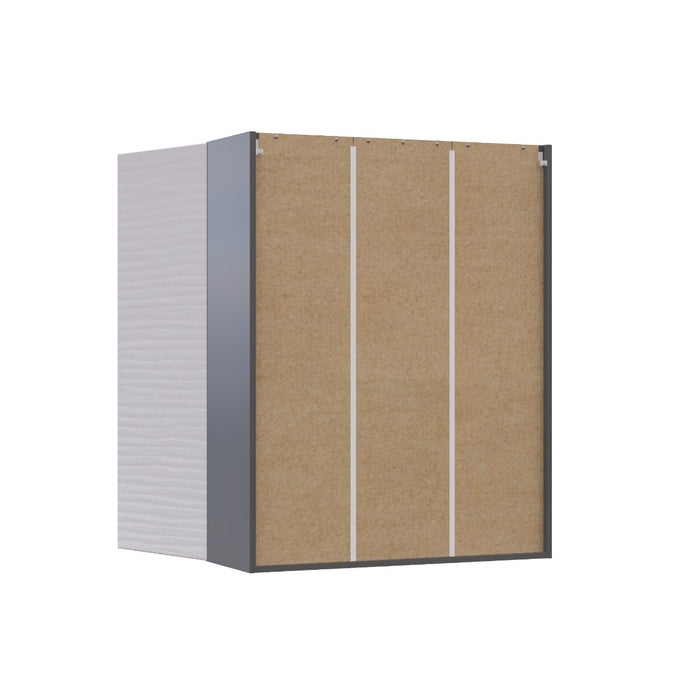 Wallkitchens Wood White Glossy Wall Cabinet White Glossy 3
