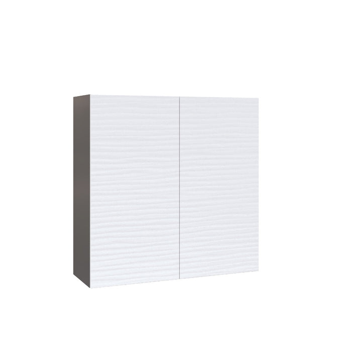 Wallkitchens Wood White Glossy Wall Cabinet White Glossy 1