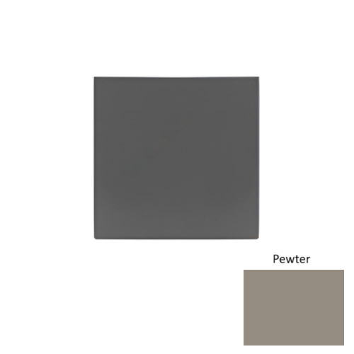 Pinnacle Rubber Pewter No Toe Wall Base 1