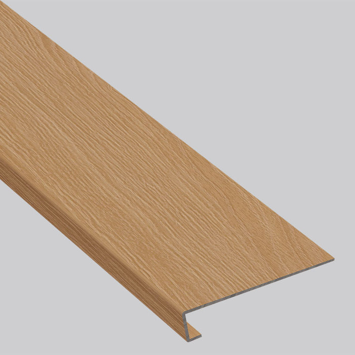 Everlife LVT Shorecliffs Wallingford Blonde Luxury Vinyl Moulding / Trim - 12" x 47.25" Stair Tread Eased Edge