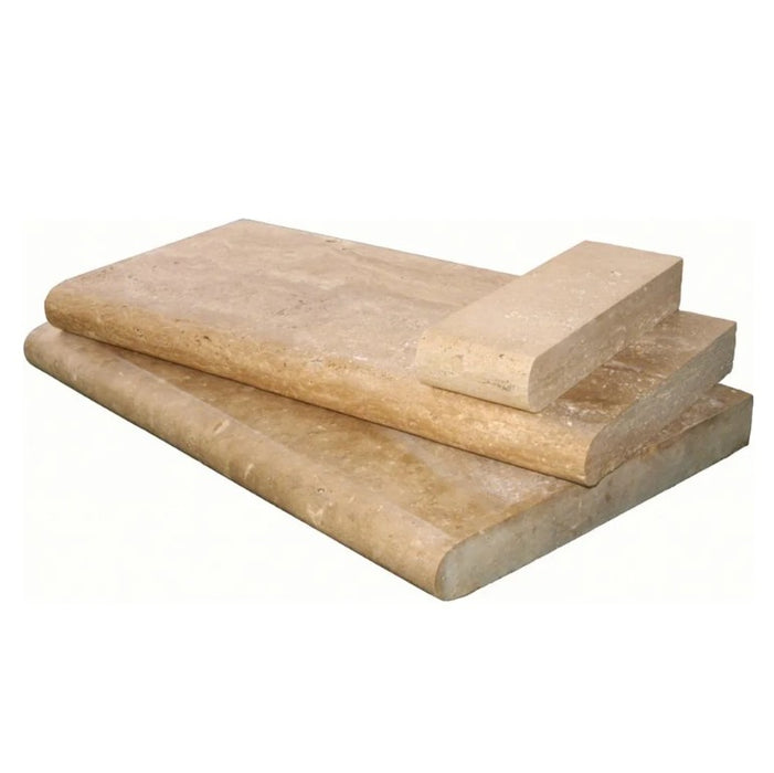 Walnut Travertine Pool Coping Tumbled 4