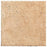 Full Tile Sample - Walnut Cross Cut Travertine Tile - 18" x 18" x 1/2" Chiseled & Brushed