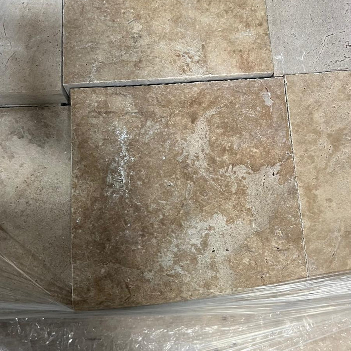 Walnut Travertine Pool Coping - Tumbled