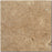 Full Tile Sample - Walnut Travertine Tile - 12" x 12" x 3/8" Filled & Honed